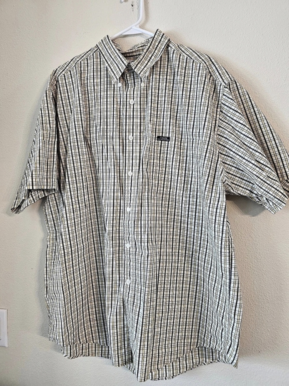 Chaps Ralph Lauren Men's Plaid Button Down Shirt Size XL Like New